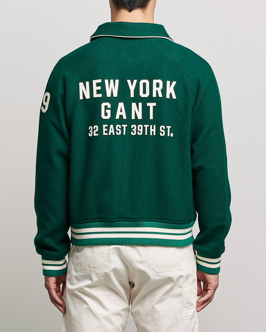 Herr | Jackor | GANT | College G Varisty Jacket Forest Green