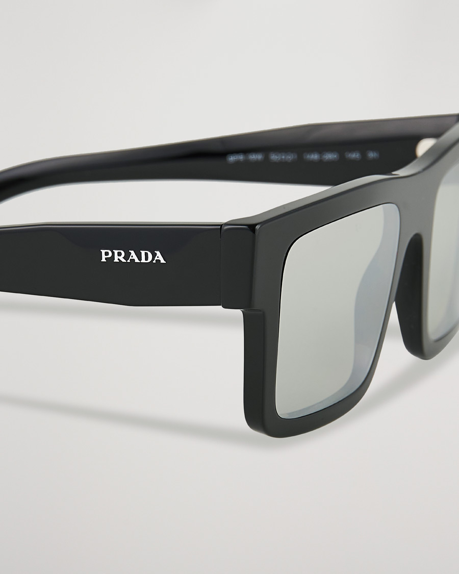 Herr | Fyrkantiga solglasögon | Prada Eyewear | 0PR 19WS Sunglasses Black