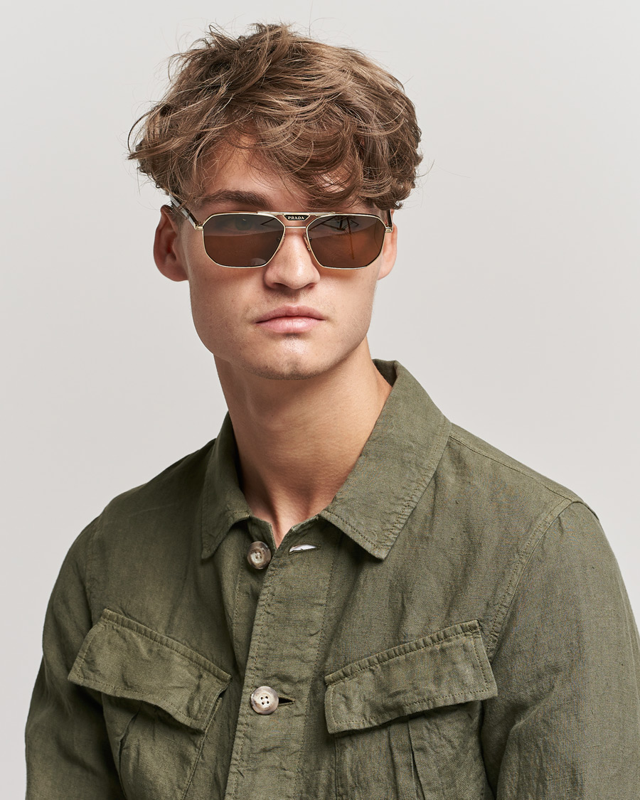 Herr | Prada Eyewear 0PR 58YS Polarized Sunglasses Brown | Prada Eyewear | 0PR 58YS Polarized Sunglasses Brown