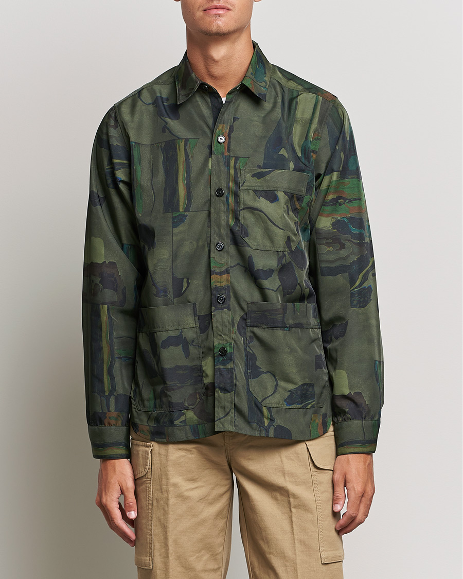 Herr | Skjortor | Paul Smith | Modern Overshirt Green