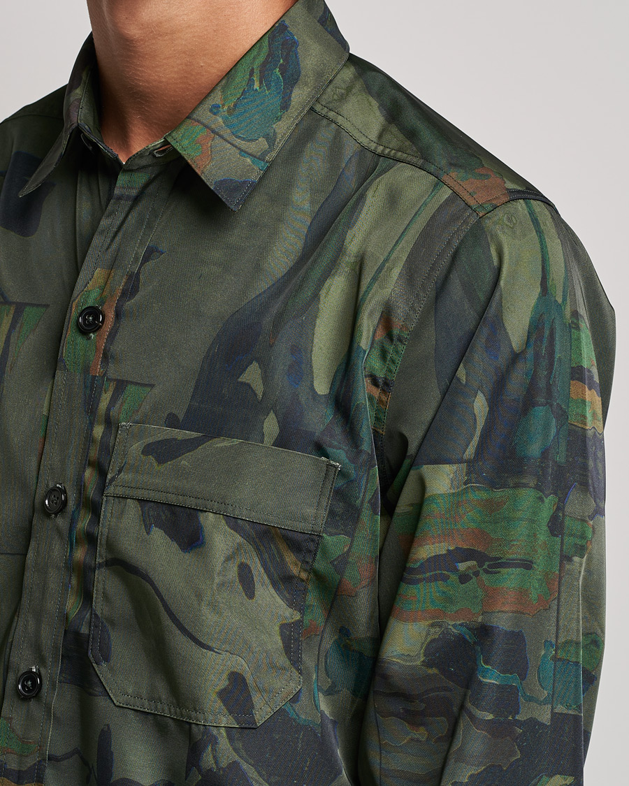 Herr | Skjortor | Paul Smith | Modern Overshirt Green