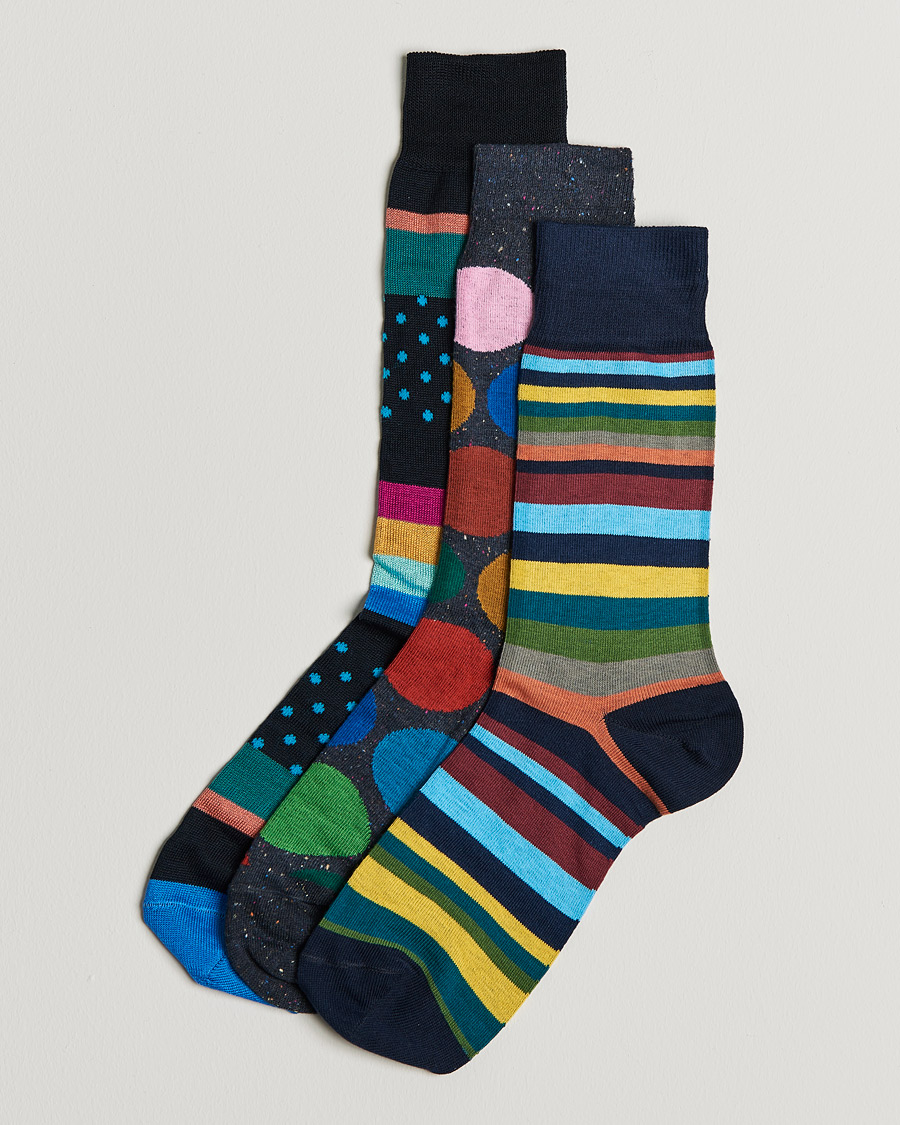 Herr | Underkläder | Paul Smith | 3-pack Multi Sock Navy
