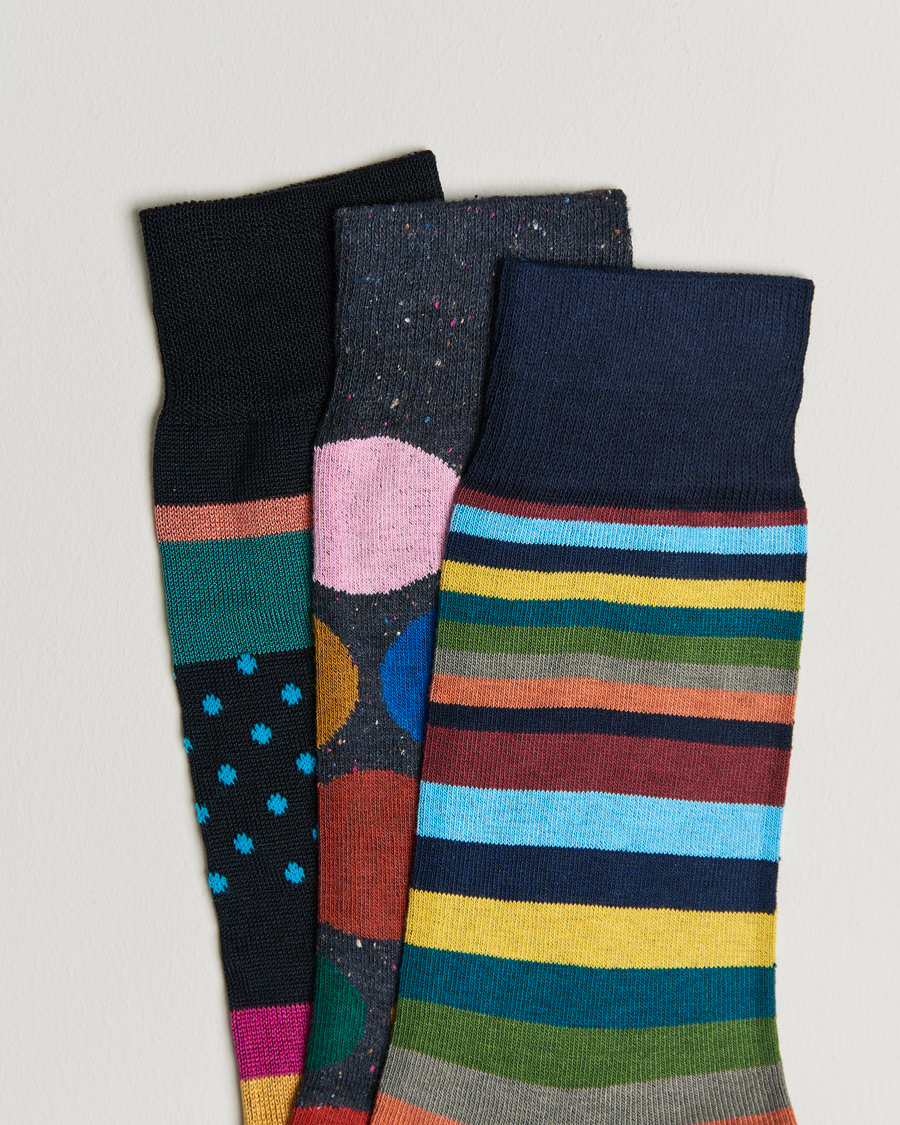 Herr | Underkläder | Paul Smith | 3-pack Multi Sock Navy