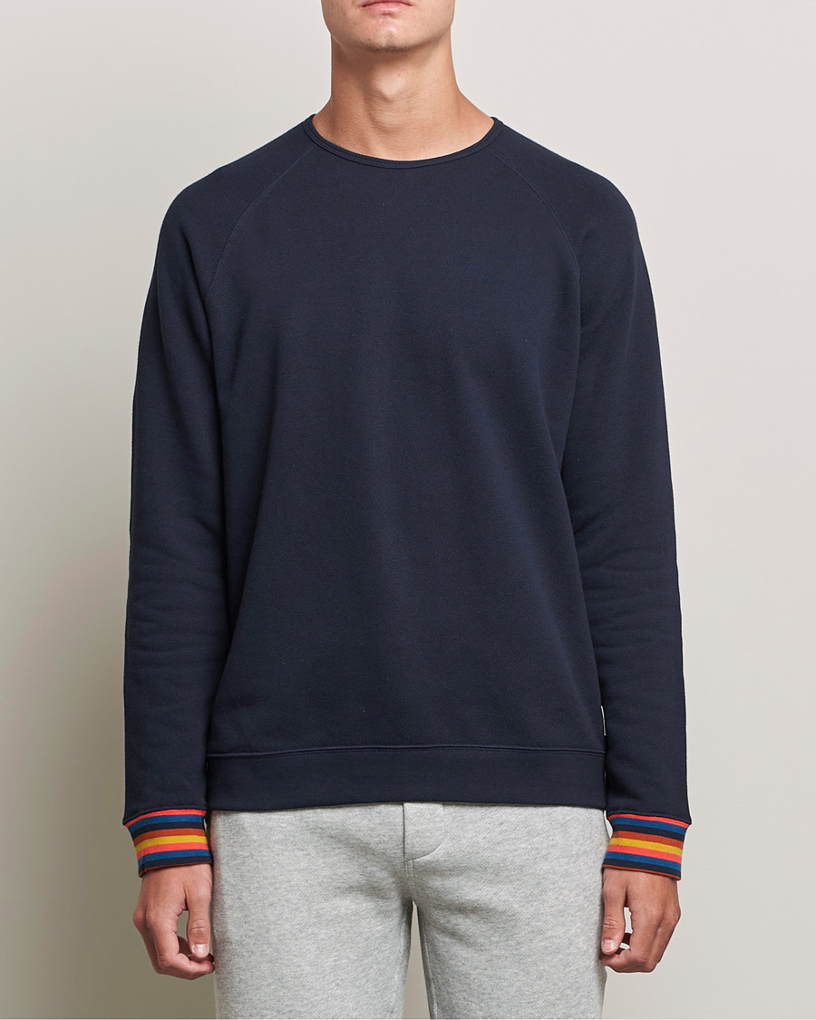 Herr | Paul Smith Long Sleeve Cotton Top Navy | Paul Smith | Long Sleeve Cotton Top Navy