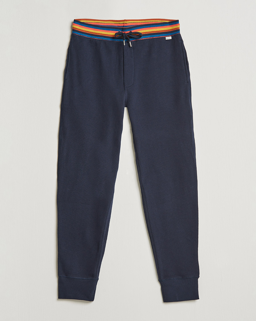 Herr | Paul Smith Bright Stripe Sweat Pant Navy | Paul Smith | Bright Stripe Sweat Pant Navy