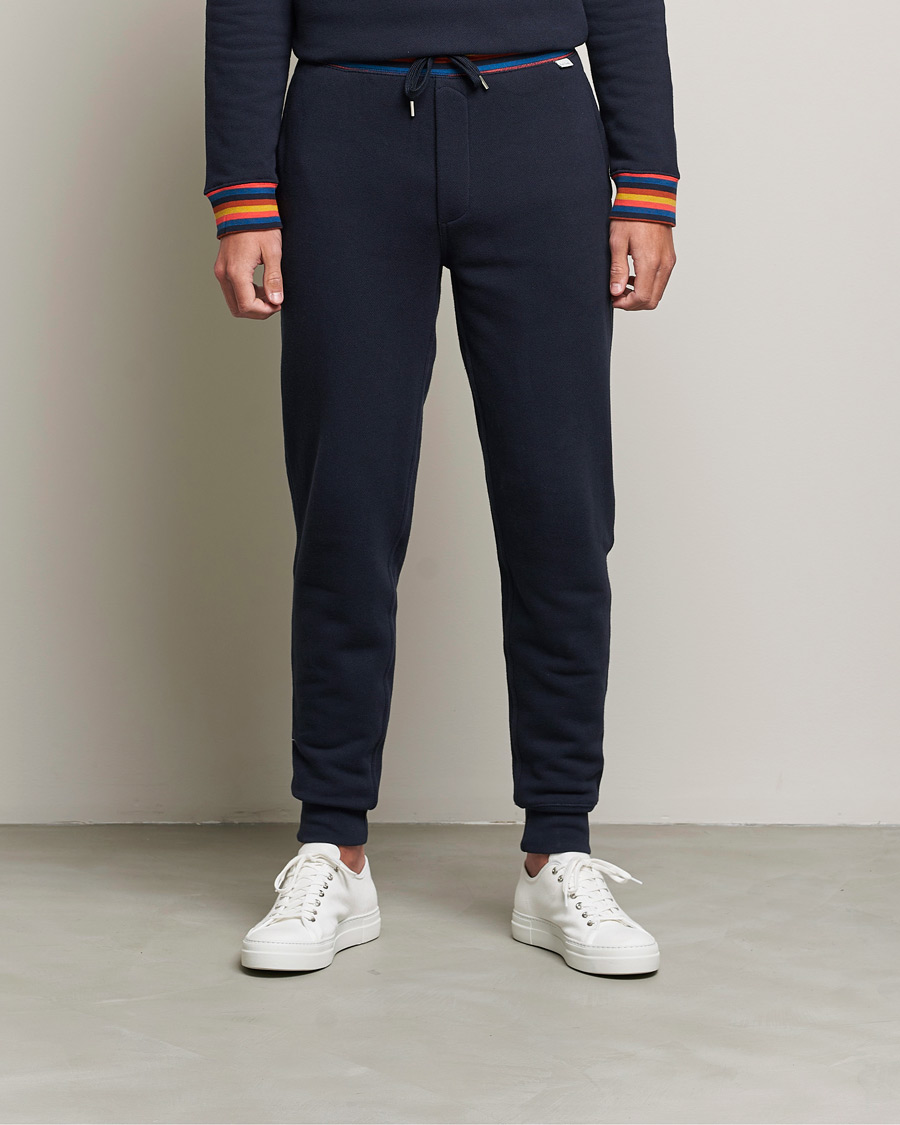 Herr | Paul Smith Bright Stripe Sweat Pant Navy | Paul Smith | Bright Stripe Sweat Pant Navy