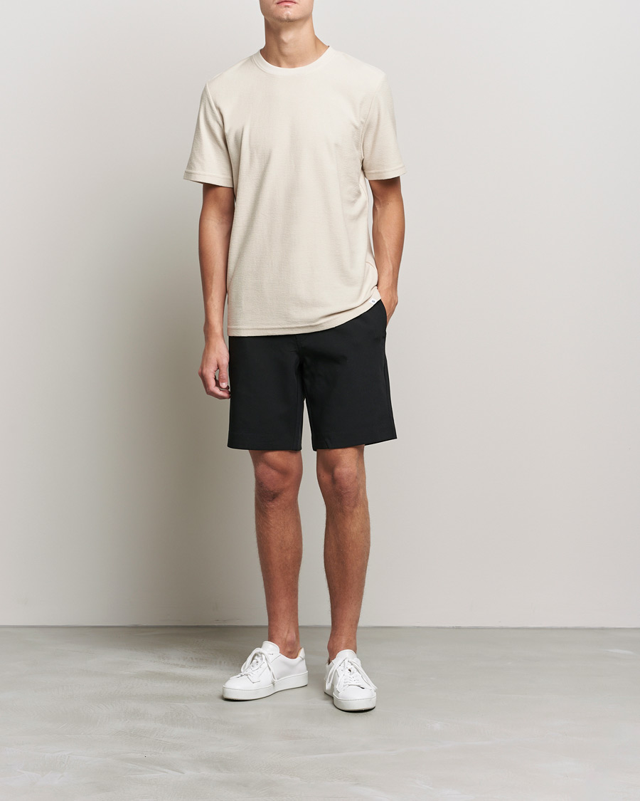 Herr | T-Shirts | Samsøe Samsøe | Samsøe & Samsøe Odin Organic Cotton T-shirt Oatmeal