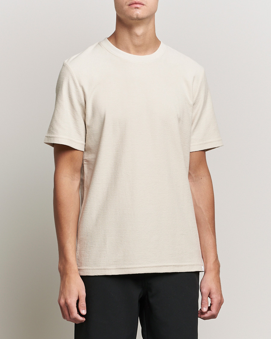 Herr | T-Shirts | Samsøe Samsøe | Samsøe & Samsøe Odin Organic Cotton T-shirt Oatmeal