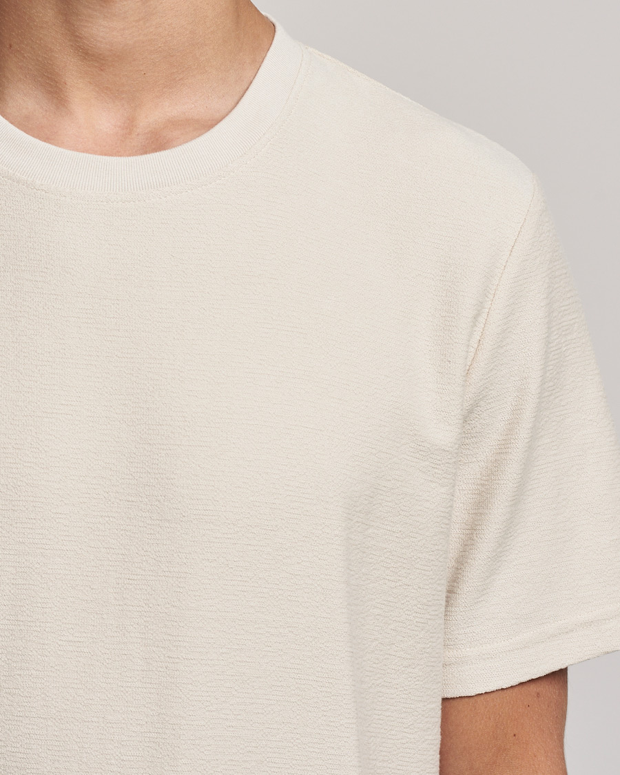 Herr | T-Shirts | Samsøe Samsøe | Samsøe & Samsøe Odin Organic Cotton T-shirt Oatmeal