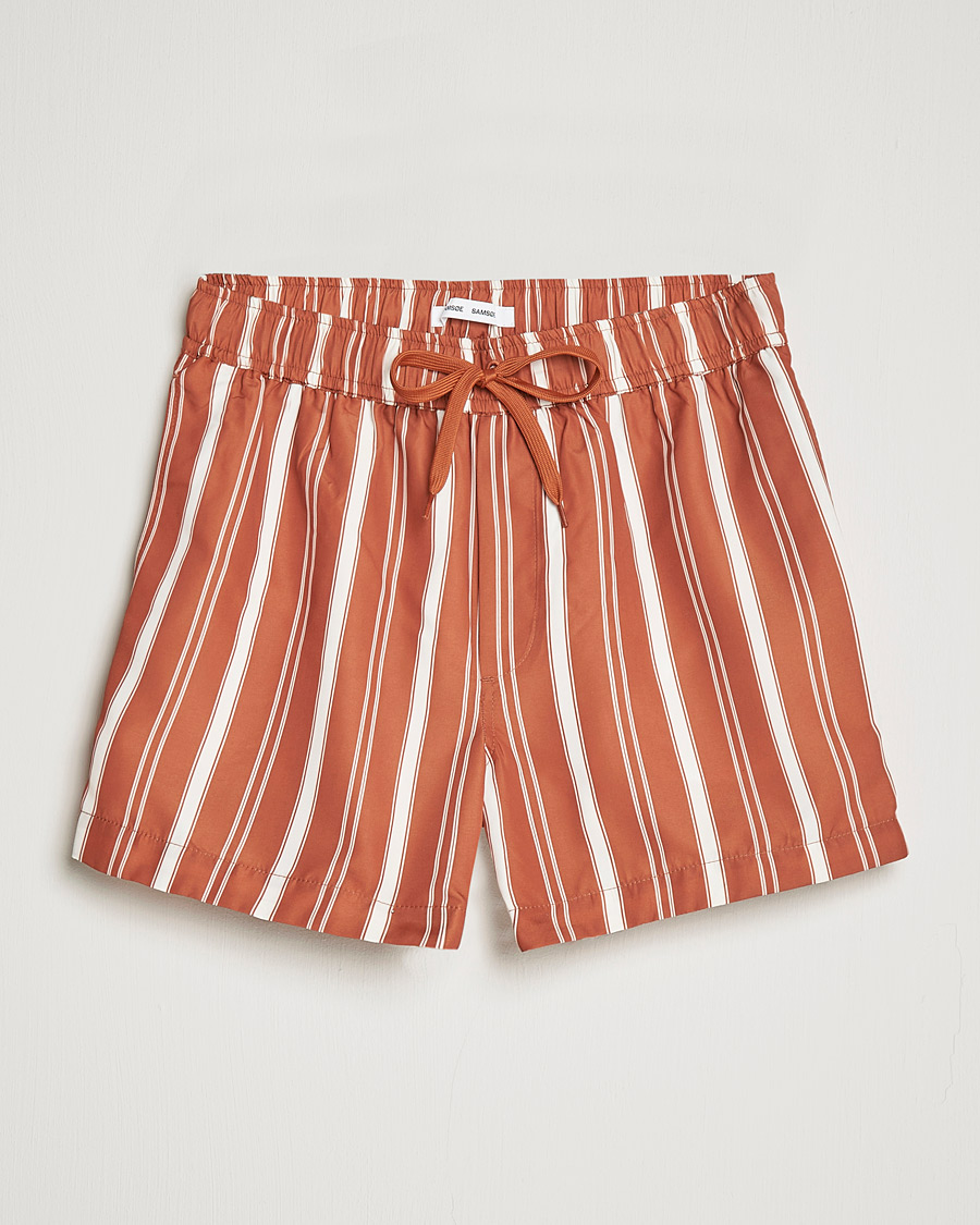 Herr | Badbyxor | Samsøe Samsøe | Samsøe & Samsøe Mason Swimshorts Bombay Brown