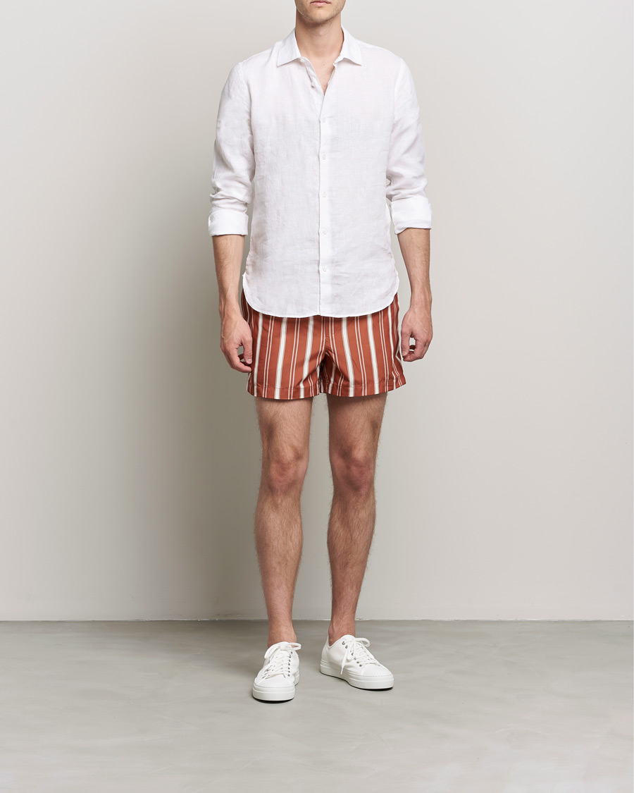 Herr | Badbyxor | Samsøe Samsøe | Samsøe & Samsøe Mason Swimshorts Bombay Brown