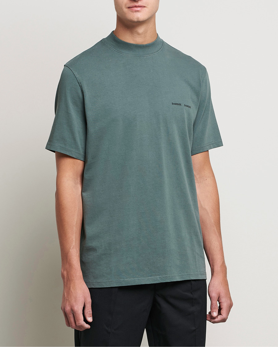 Herr | T-Shirts | Samsøe Samsøe | Samsøe & Samsøe Norsbro T-shirt Balsam Green