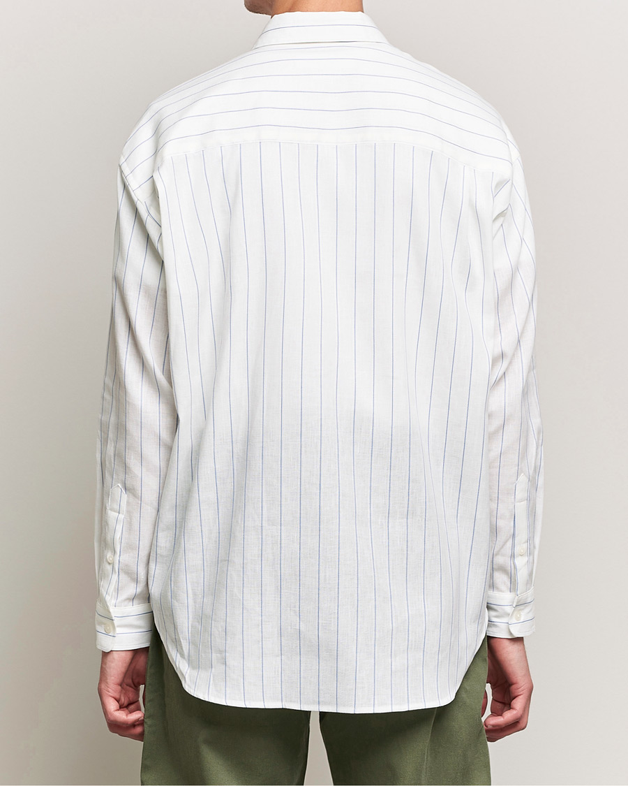 Herr | Skjortor | Samsøe Samsøe | Samsøe & Samsøe Luan Linen Cotton Shirt Antiqua Stripe