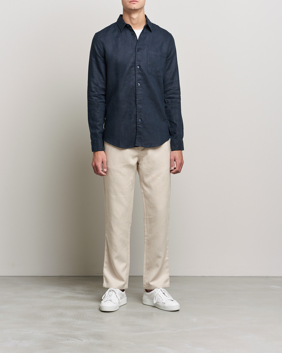 Herr | Skjortor | Samsøe Samsøe | Samsøe & Samsøe Liam Linen Shirt Salute