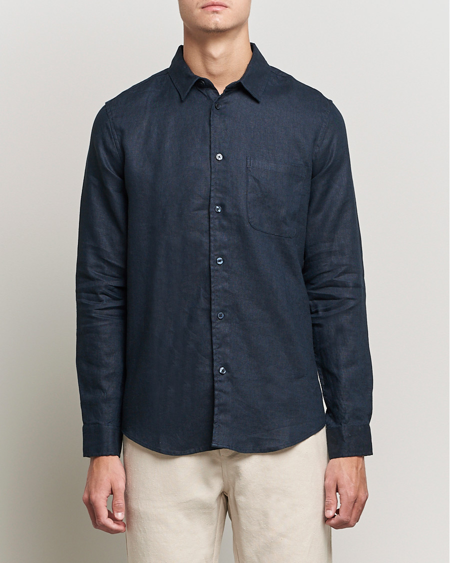 Herr | Skjortor | Samsøe Samsøe | Samsøe & Samsøe Liam Linen Shirt Salute