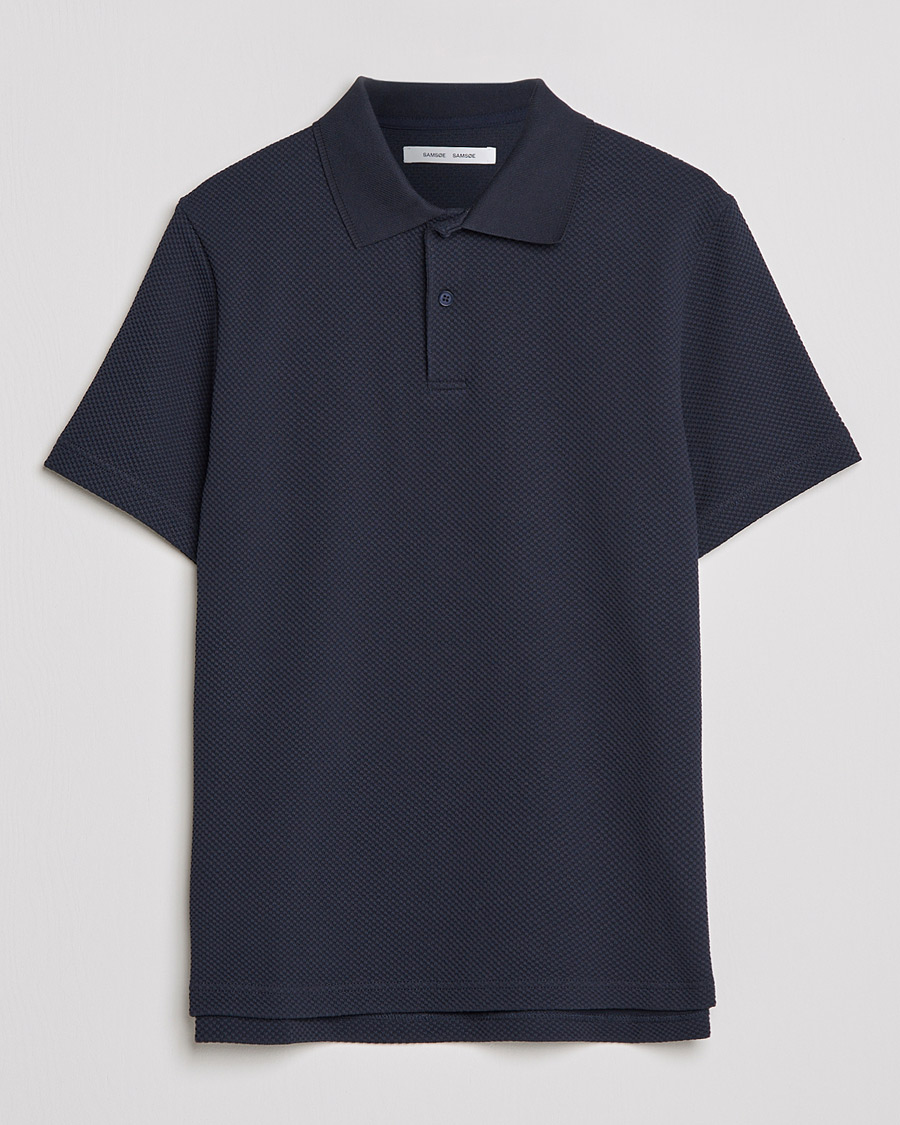 Herr | Pikéer | Samsøe Samsøe | Samsøe & Samsøe Taranto Organic Cotton Polo Salute