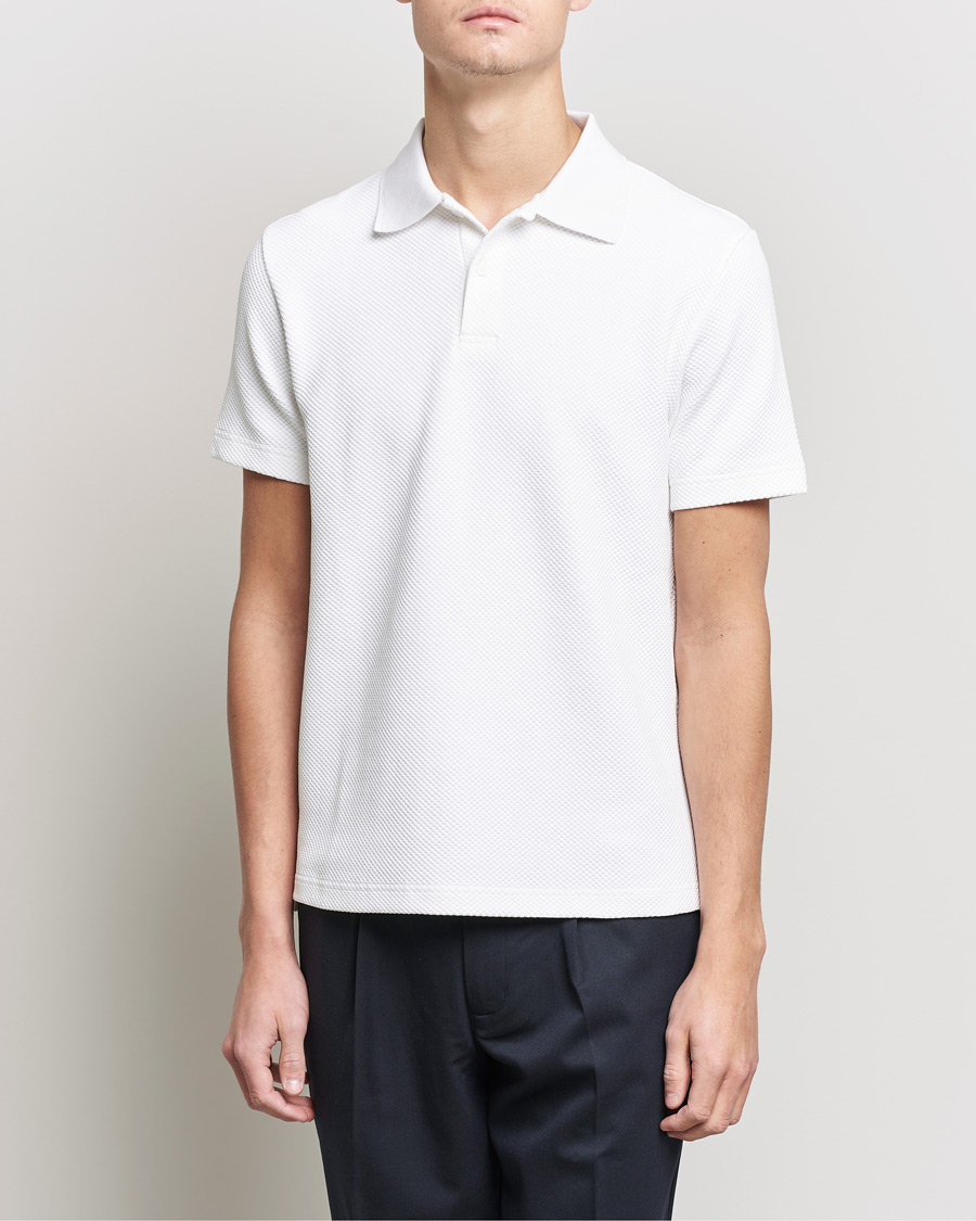 Herr | Pikéer | Samsøe Samsøe | Samsøe & Samsøe Taranto Organic Cotton Polo White