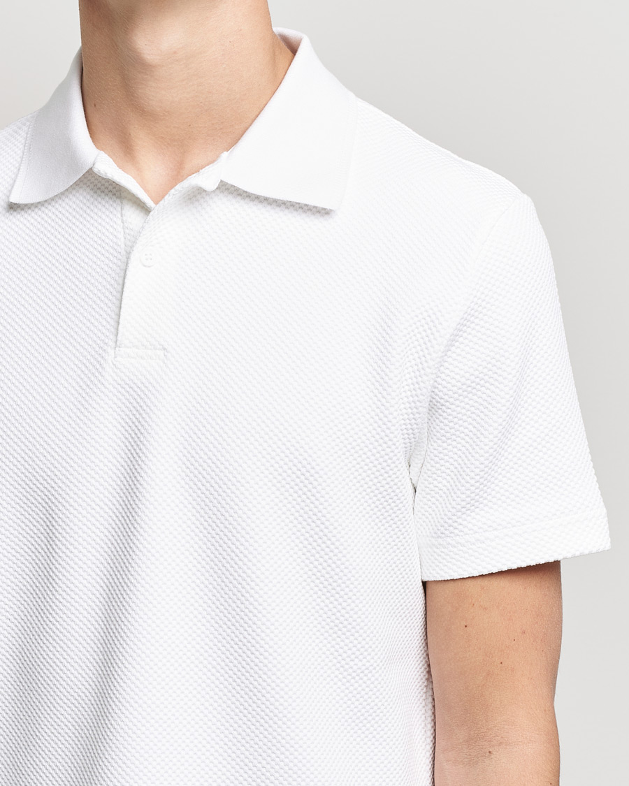Herr | Pikéer | Samsøe Samsøe | Samsøe & Samsøe Taranto Organic Cotton Polo White