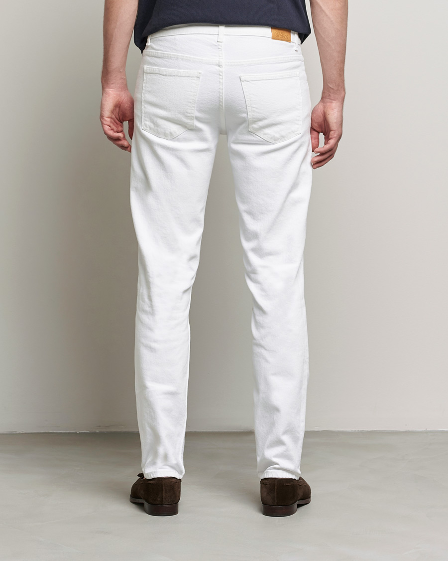 Herr | Jeans | Oscar Jacobson | Albert Cotton Stretch Jeans White