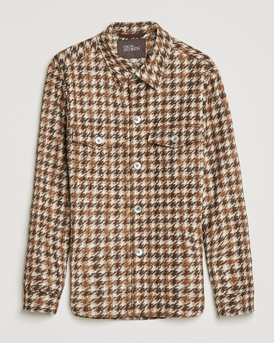 Herr | Skjortor | Oscar Jacobson | Milron Shirt Jacket Brown