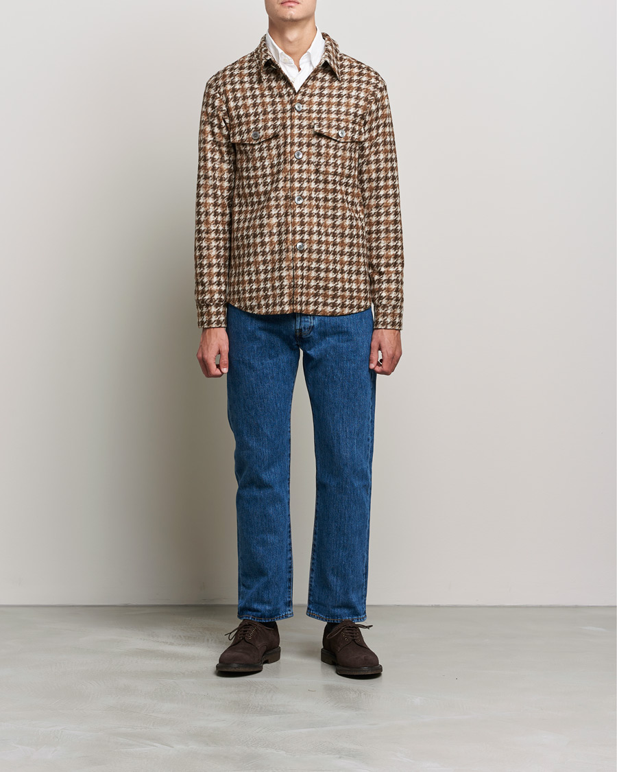 Herr | Skjortor | Oscar Jacobson | Milron Shirt Jacket Brown