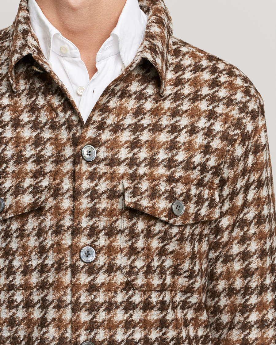 Herr | Skjortor | Oscar Jacobson | Milron Shirt Jacket Brown