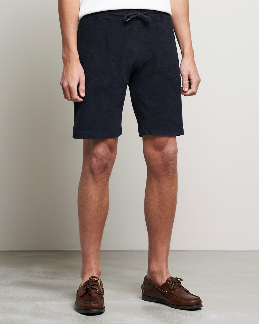 Herr | Byxor | Oscar Jacobson | Ellory Terry Shorts Night Blue