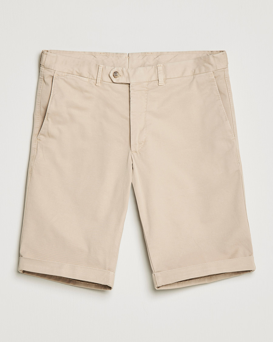 Herr | Shorts | Oscar Jacobson | Declan Cotton Shorts Washed Sand