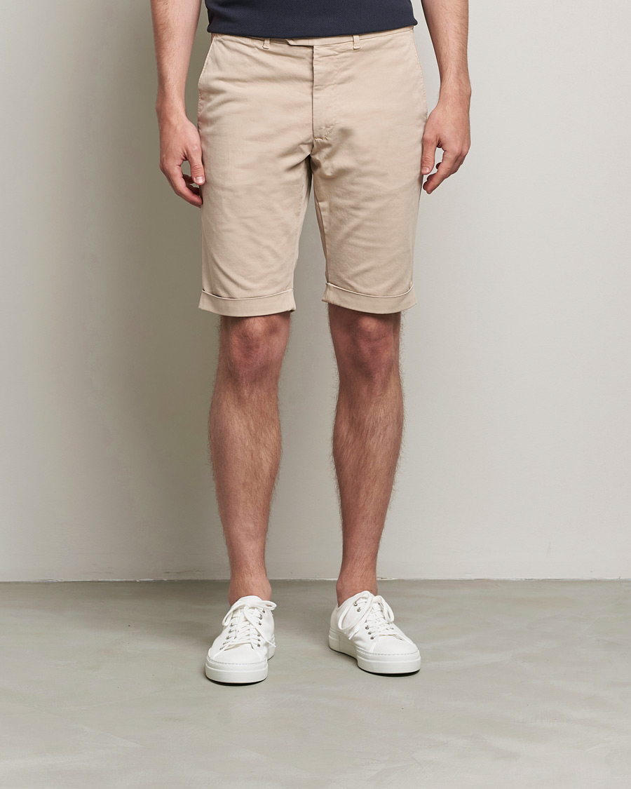 Herr | Shorts | Oscar Jacobson | Declan Cotton Shorts Washed Sand