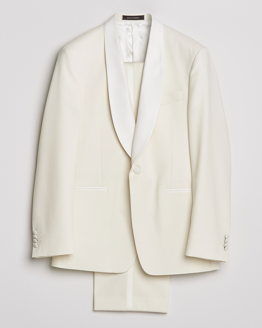 Herr | Kostymer | Oscar Jacobson | Figaro Light Wool Tuxedo Creme