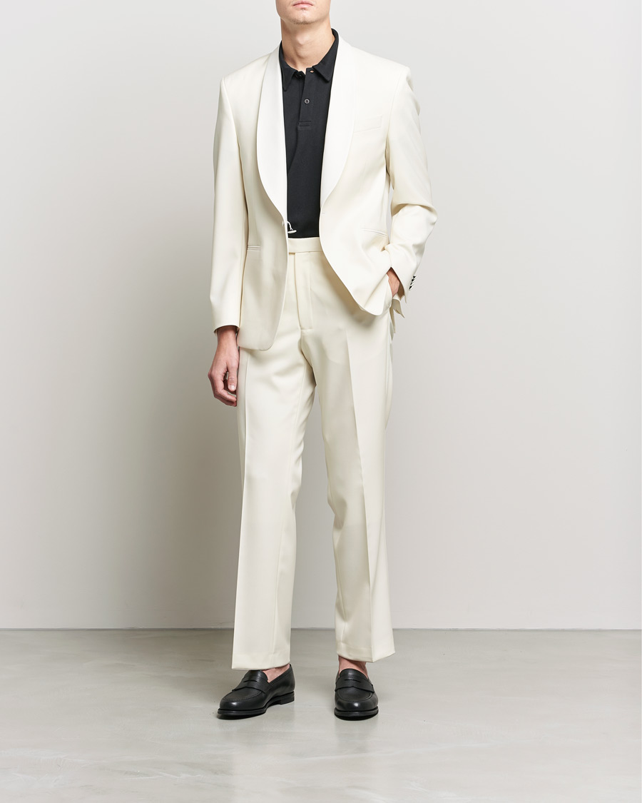 Herr | Kostymer | Oscar Jacobson | Figaro Light Wool Tuxedo Creme