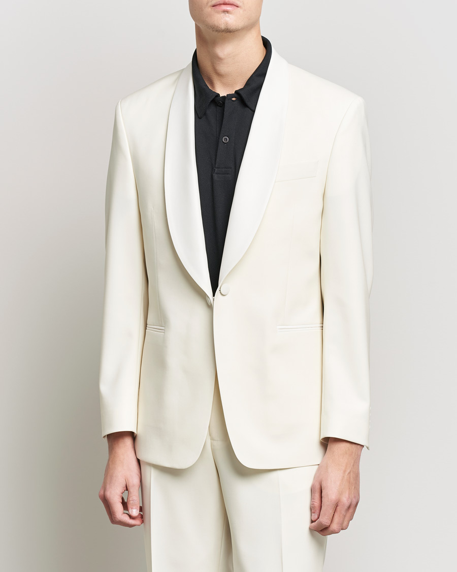 Herr | Kostymer | Oscar Jacobson | Figaro Light Wool Tuxedo Creme