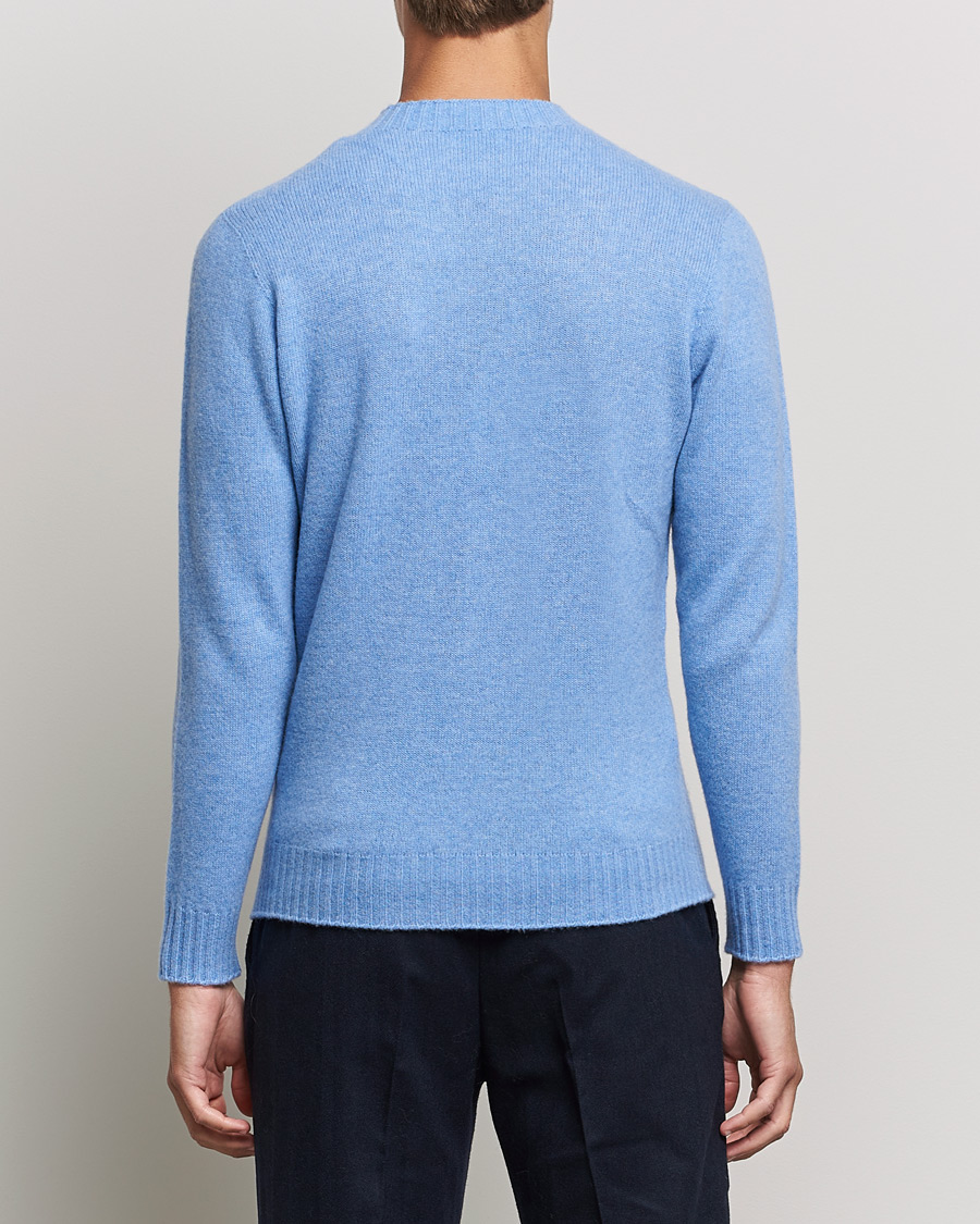 Herr | Tröjor | Altea | Wool/Cashmere Crew Neck Sweater Light Blue