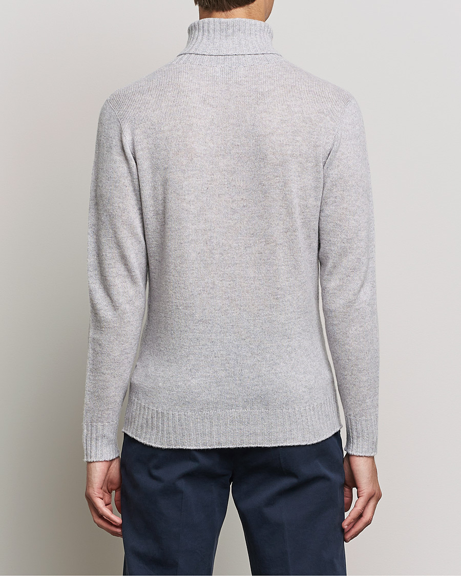 Herr | Tröjor | Altea | Wool/Cashmere Turtleneck Sweater Light Grey