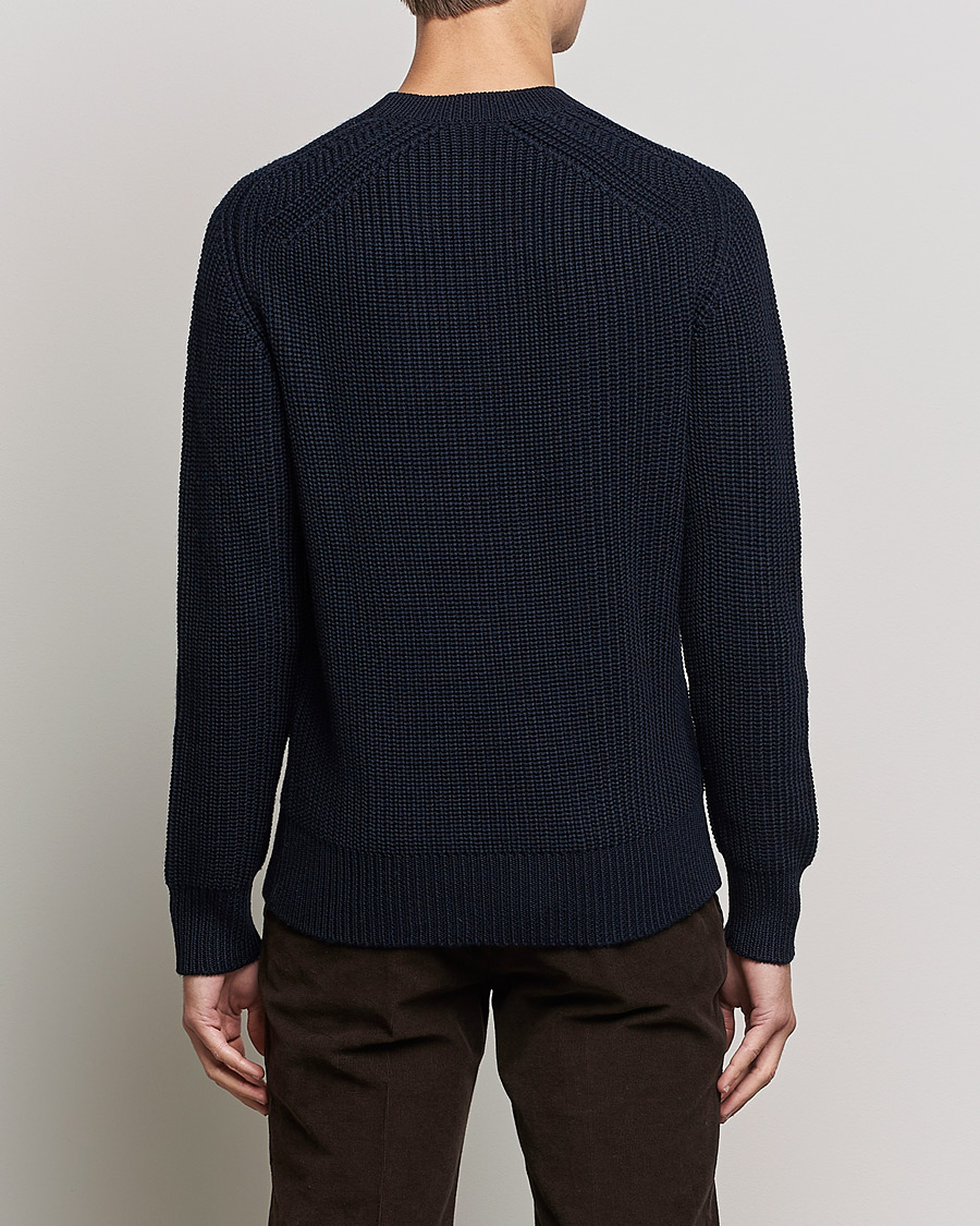 Herr | Tröjor | Altea | Soft Wool Knitted Blazer Navy