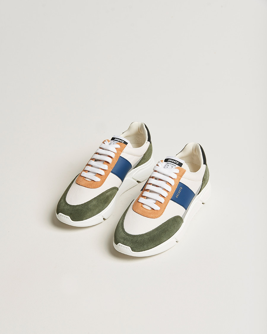 Herr | Mockaskor | Axel Arigato | Genesis Vintage Runner Sneaker Cermino/Blue/Green