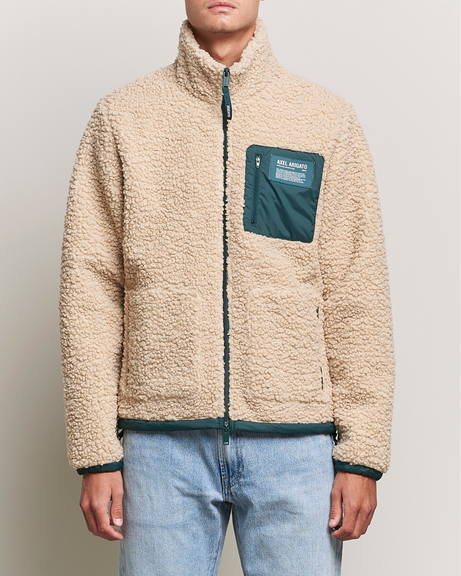 Herr | Tröjor | Axel Arigato | Billie Fleece Jacket Beige
