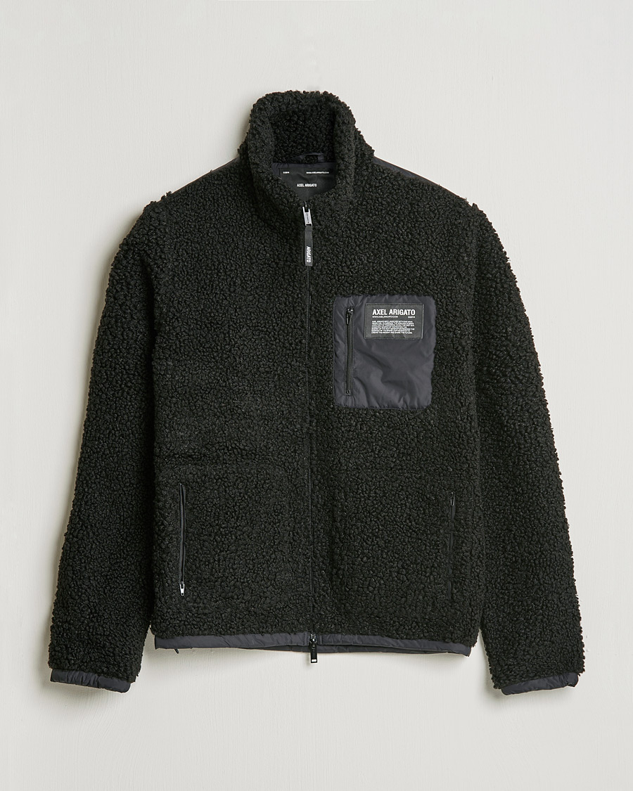 Herr | | Axel Arigato | Billie Fleece Jacket Black