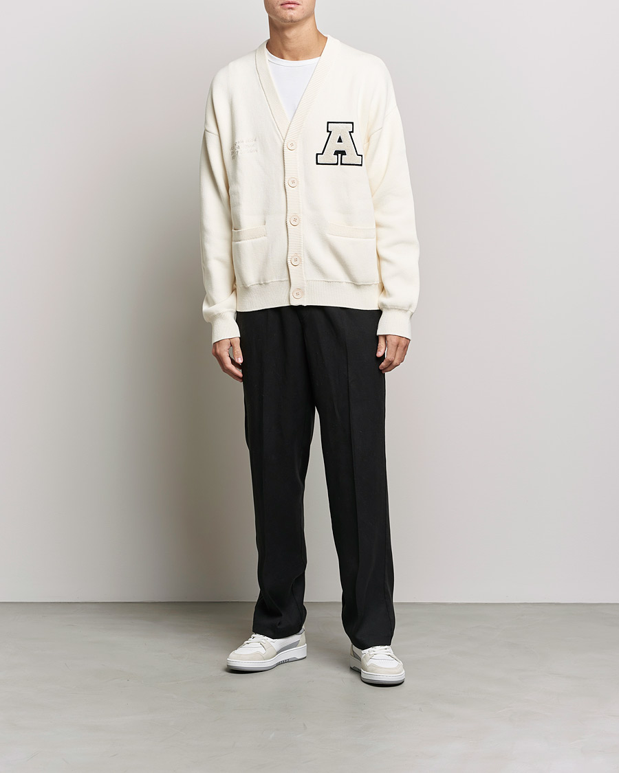 Herr | Tröjor | Axel Arigato | Singular Knitted Cardigan Ecru