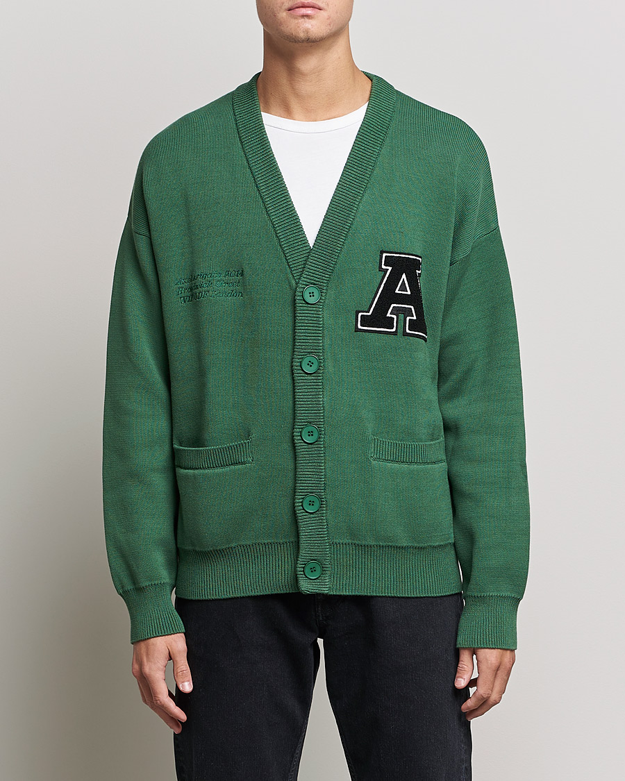 Herr | Tröjor | Axel Arigato | Singular Knitted Cardigan Green
