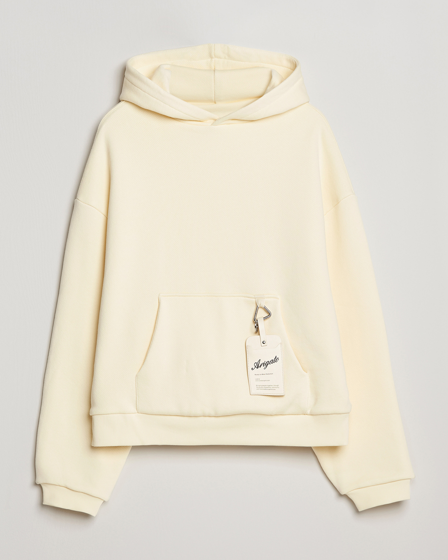 Herr | Tröjor | Axel Arigato | Title Hoodie Pale Yellow