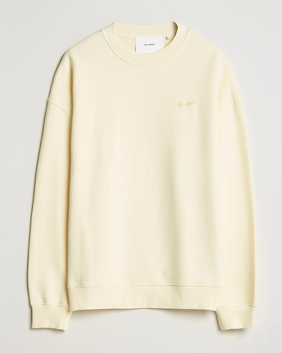Herr | Tröjor | Axel Arigato | Primary Sweatshirt Pale Yellow