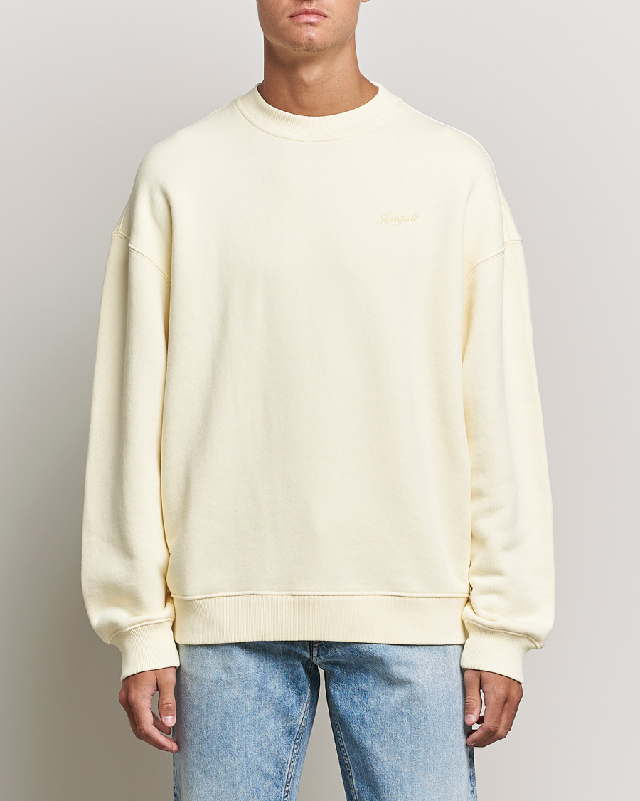 Herr | Tröjor | Axel Arigato | Primary Sweatshirt Pale Yellow