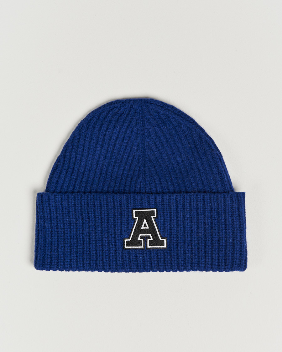 Herr | Axel Arigato Varsity Beanie Blue | Axel Arigato | Varsity Beanie Blue