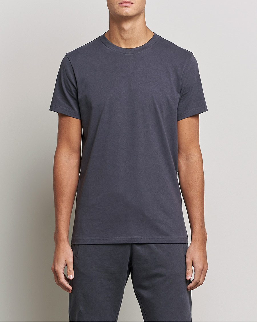 Herr | T-Shirts | Bread & Boxers | Heavy Cotton Crew Neck T-shirt Iron Grey