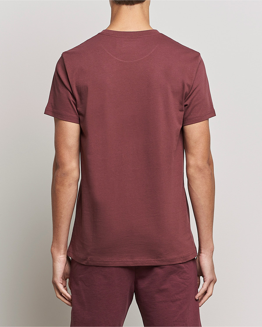 Herr | T-Shirts | Bread & Boxers | Heavy Cotton Crew Neck T-shirt Burgundy