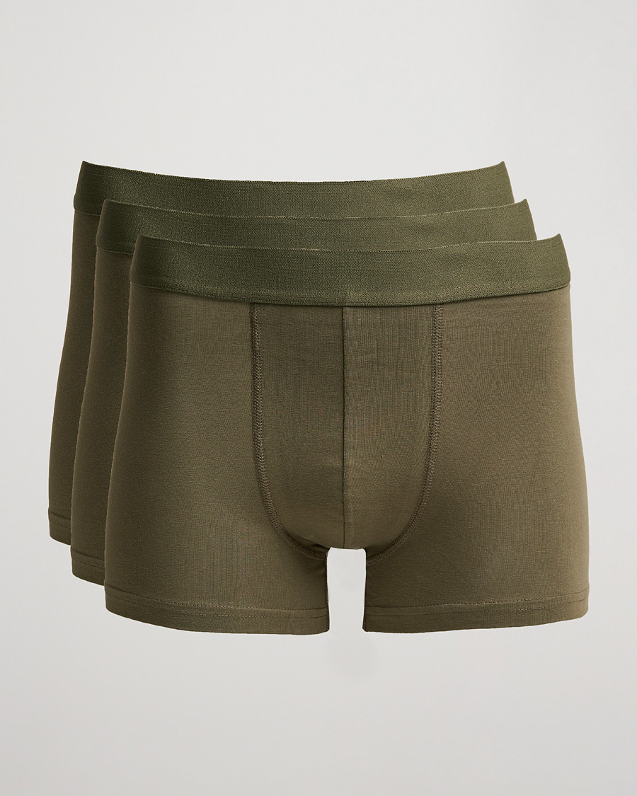 Herr | Underkläder | Bread & Boxers | 3-Pack Boxer Brief Army Green