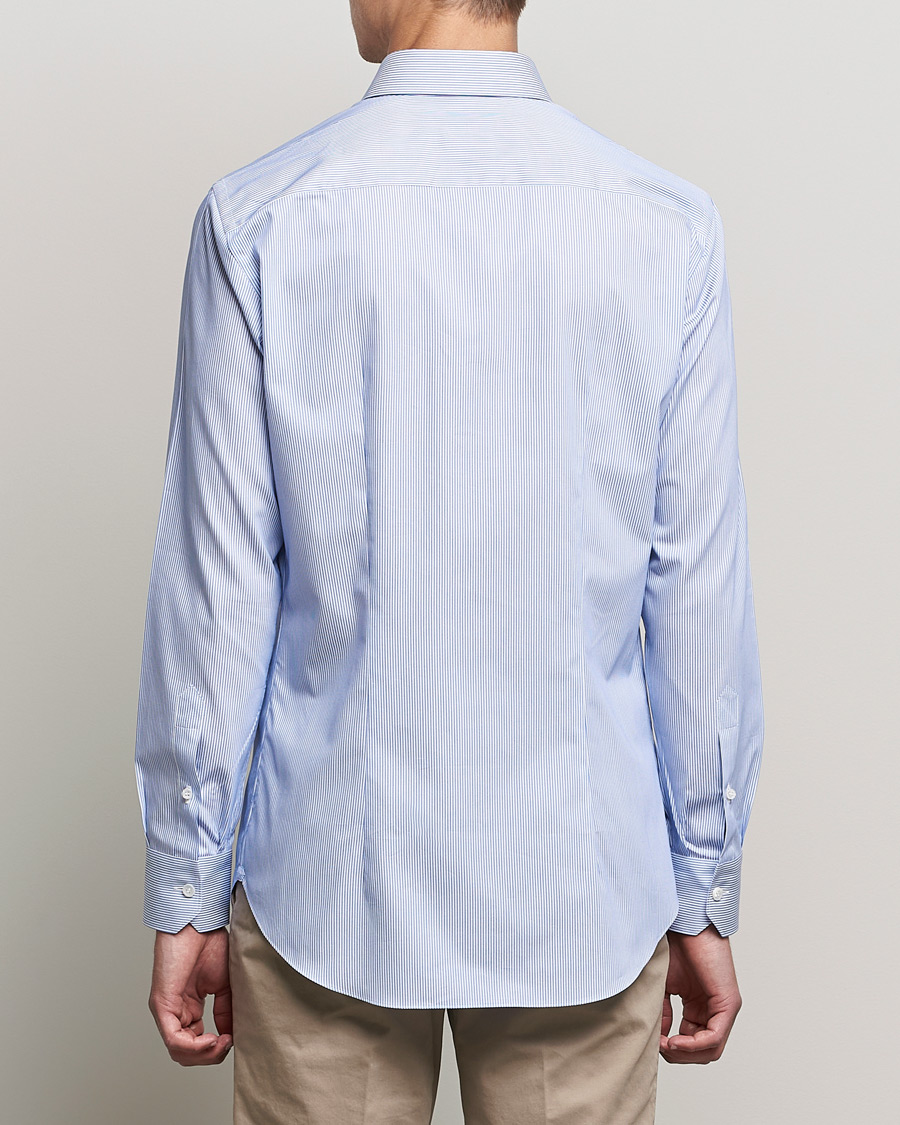Herr | Skjortor | Brioni | Slim Fit Dress Shirt Light Blue Stripe
