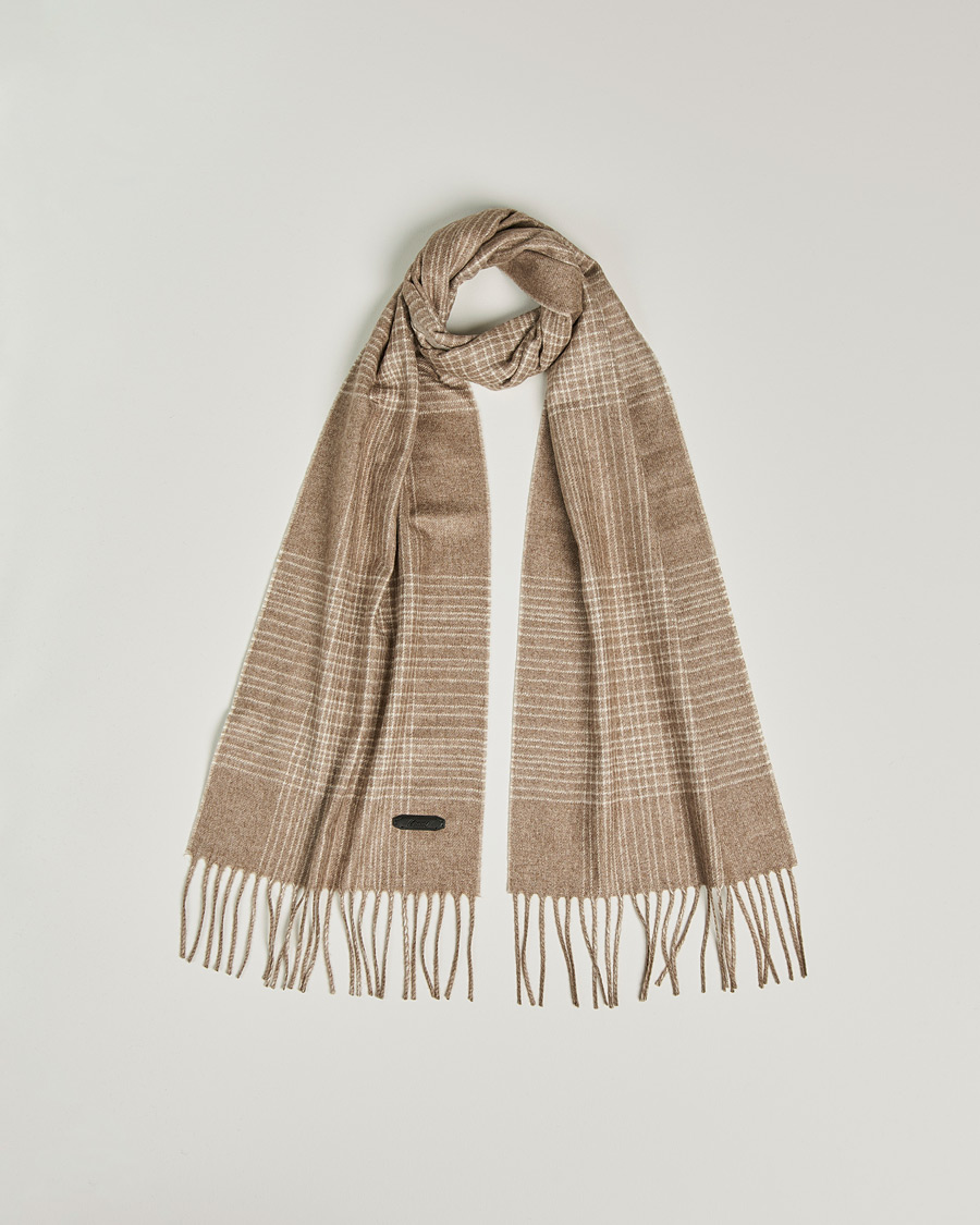 Herr | Brioni Cashmere/Silk Scarf Taupe | Brioni | Cashmere/Silk Scarf Taupe