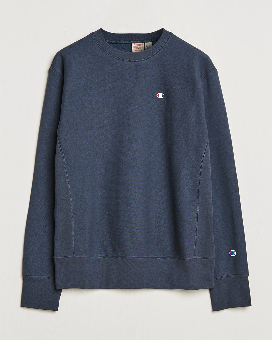 Herr | Tröjor | Champion | Reverse Weave Soft Fleece Sweatshirt Navy